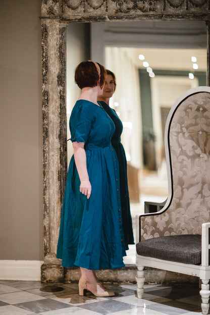 Timeless Teal ~ Hearthside Dress