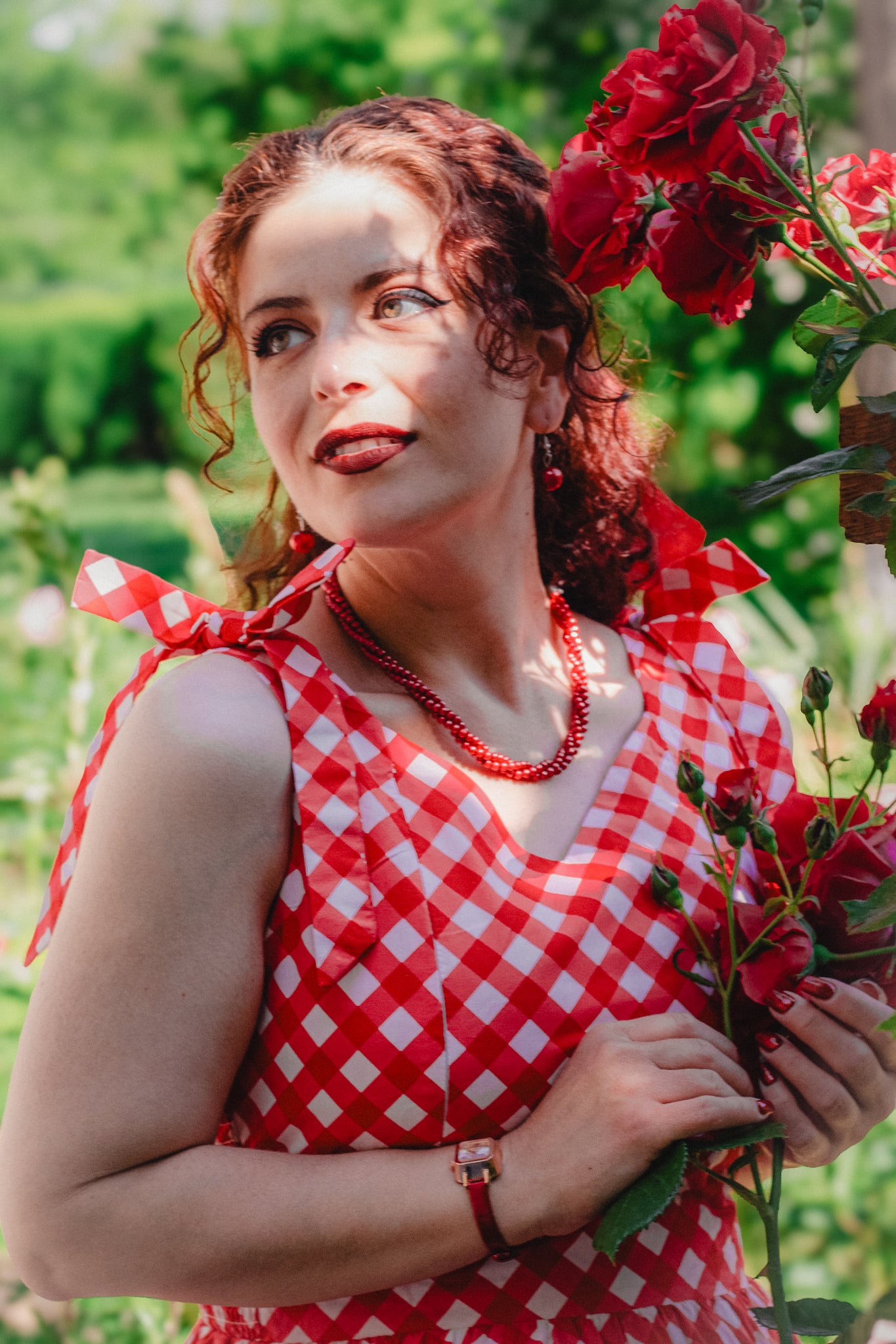 Grenadine Gingham ~ Lenora Dress