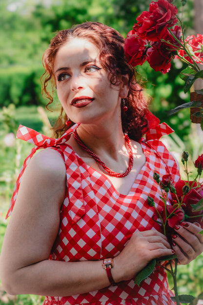 Grenadine Gingham ~ Lenora Dress