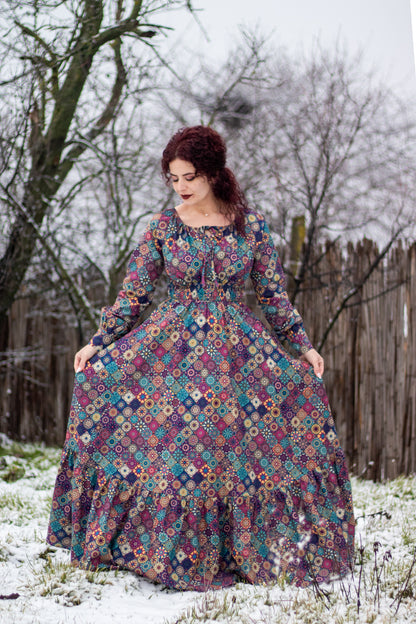 Kaleidoscope ~ Folklore Maxi