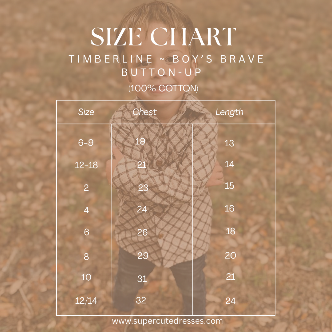 Timberline ~ Boy’s Brave Button-up