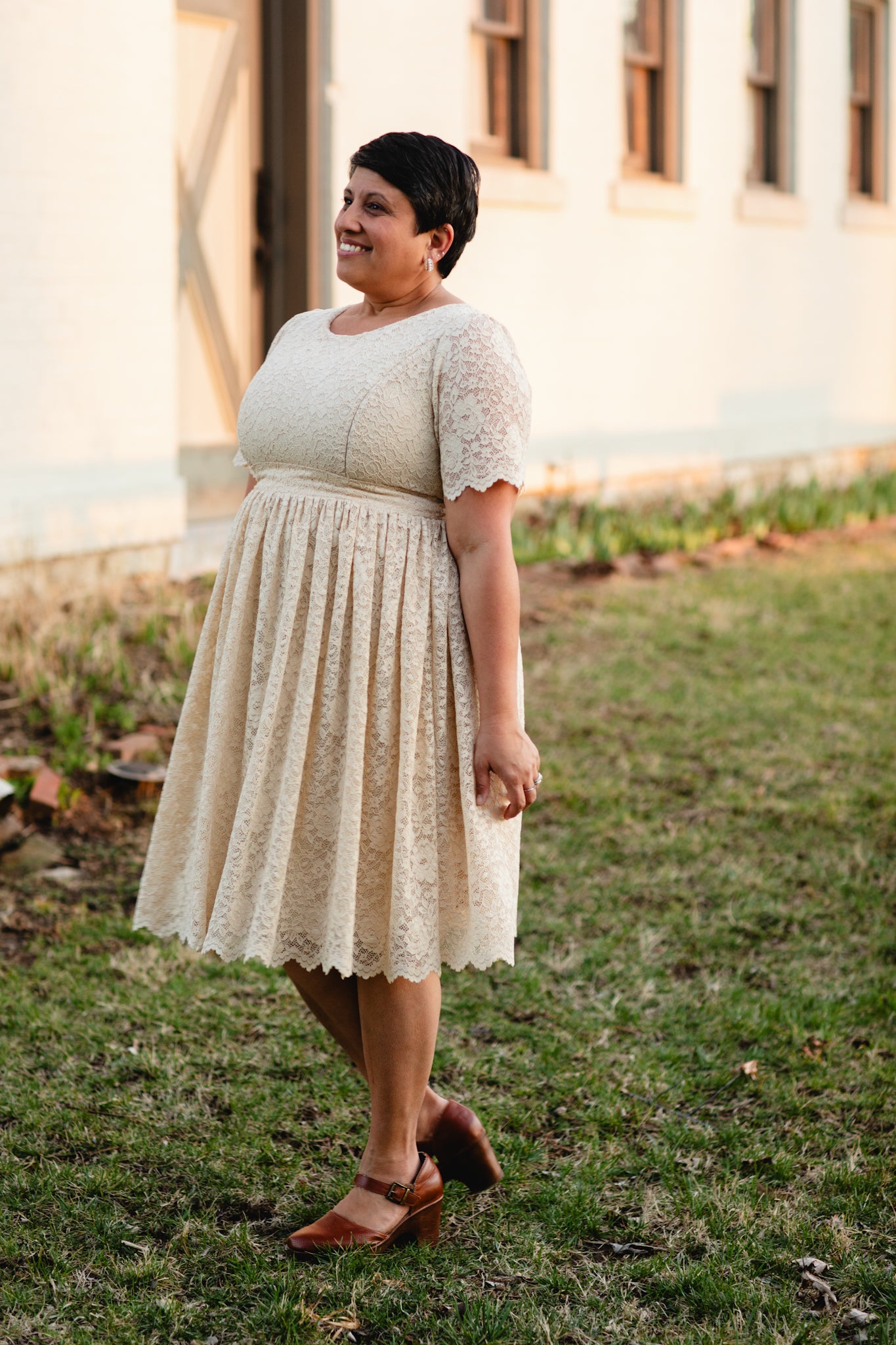 Alabaster ~ Everine Dress