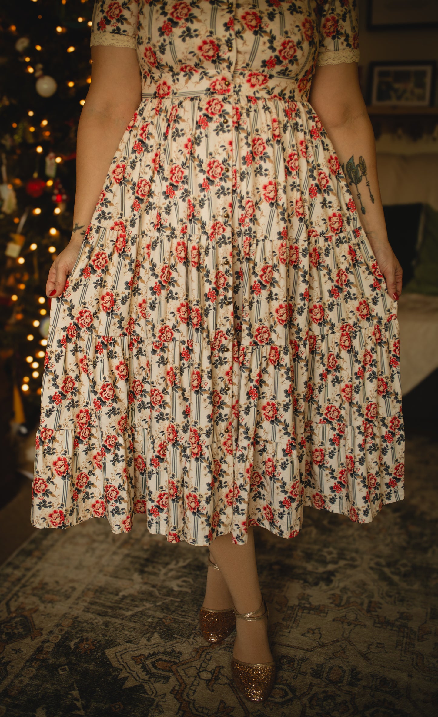 Camellia Carol ~ Hearthside Dress