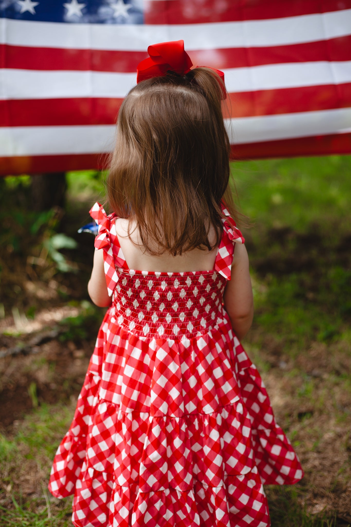 Grenadine Gingham ~ Mini Lenora Dress