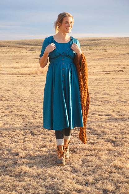 Timeless Teal ~ Hearthside Dress