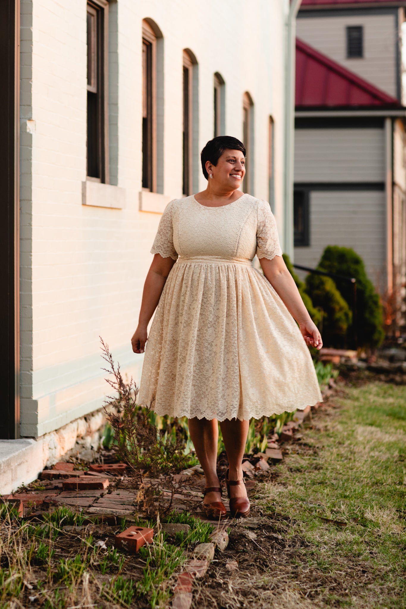 Alabaster ~ Everine Dress