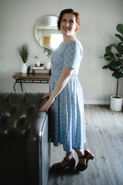 Tranquil Trellis ~ Etta Dress