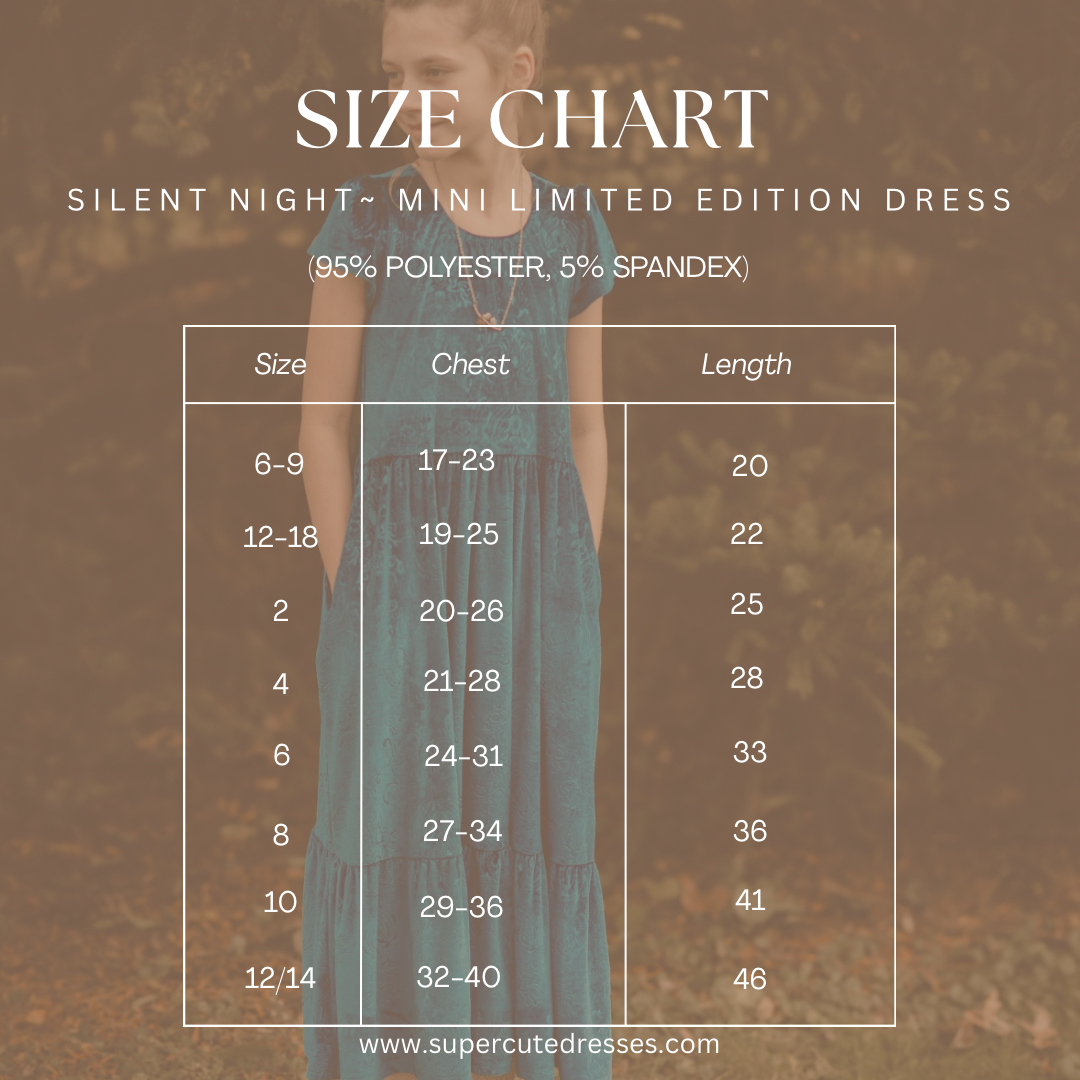 Silent Night ~ Mini Limited Edition Dress