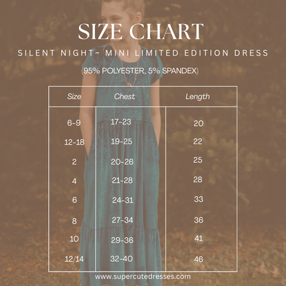 Silent Night ~ Mini Limited Edition Dress