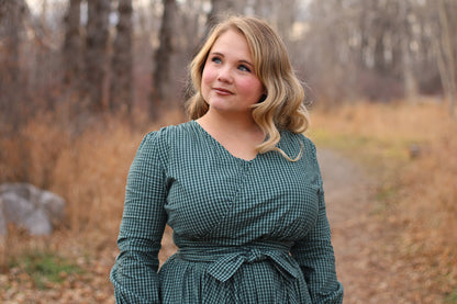 Spruce Gingham ~ Wildwood Maxi