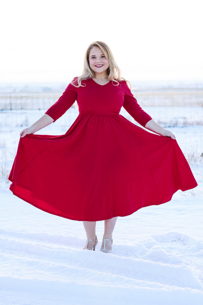 Cardinal ~ Faye Dress