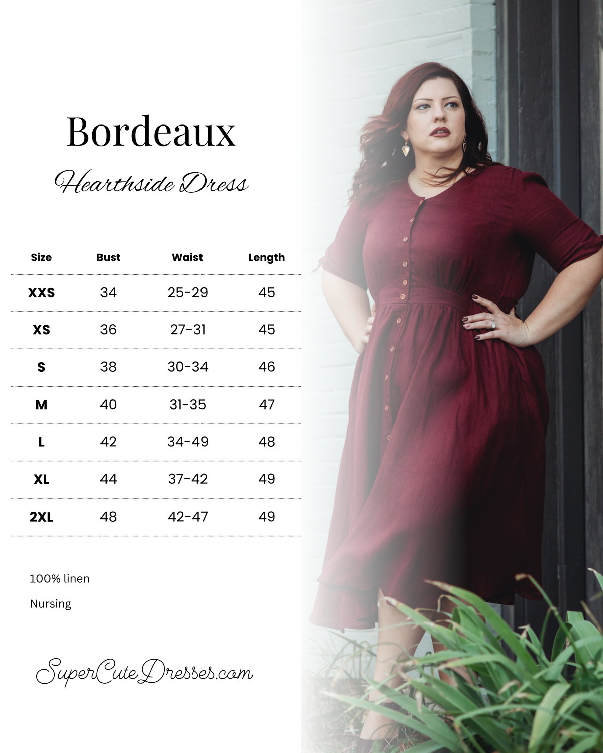 Bordeaux ~ Hearthside Dress