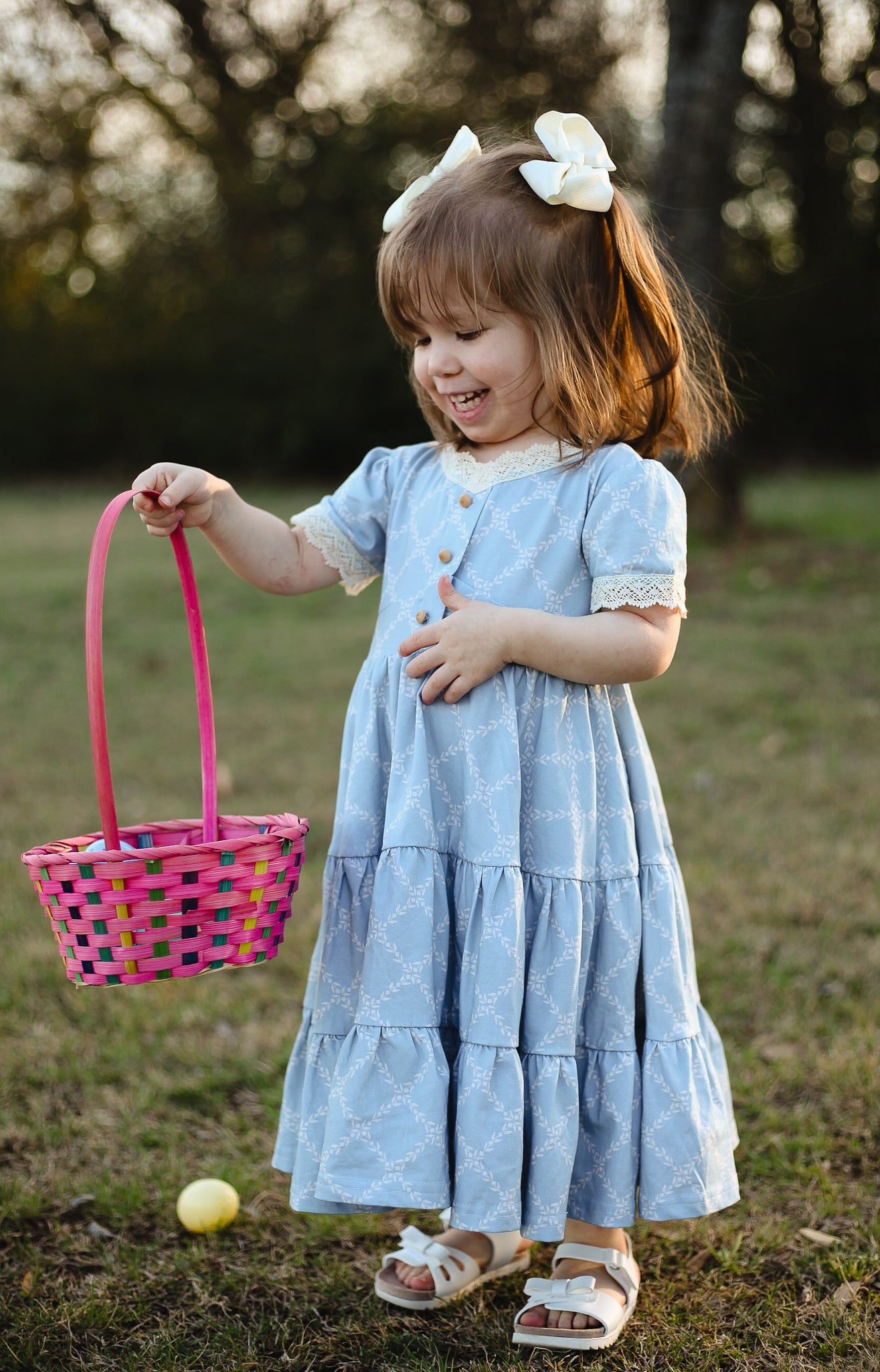 Tranquil Trellis ~ Mini Keepsake Dress