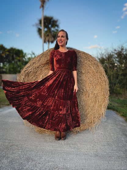 Cinnamon Rose ~ Hinterland Maxi