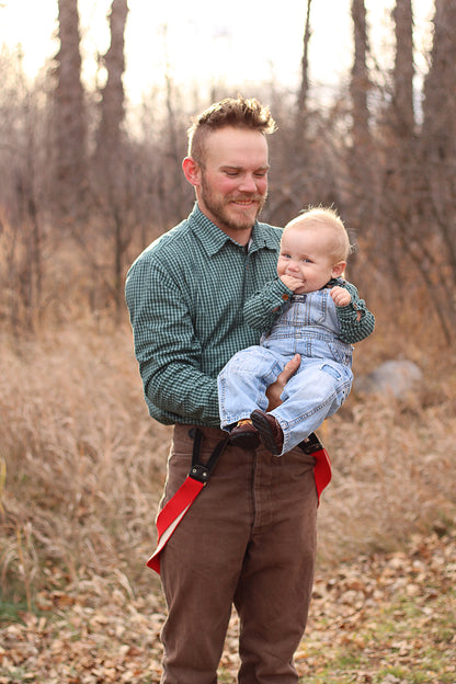 Spruce Gingham ~ Boy’s Brave Button-up