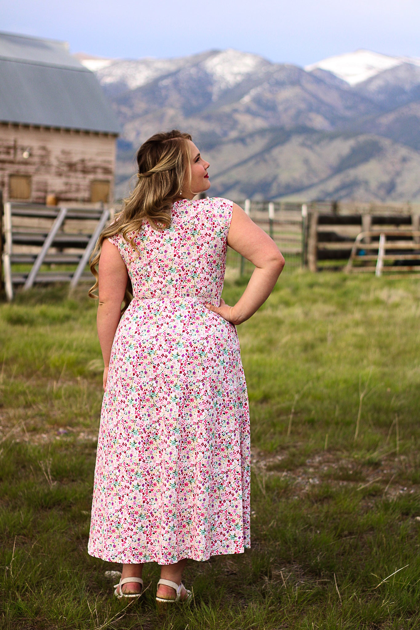 Painted Posies ~ Simplicity Dress
