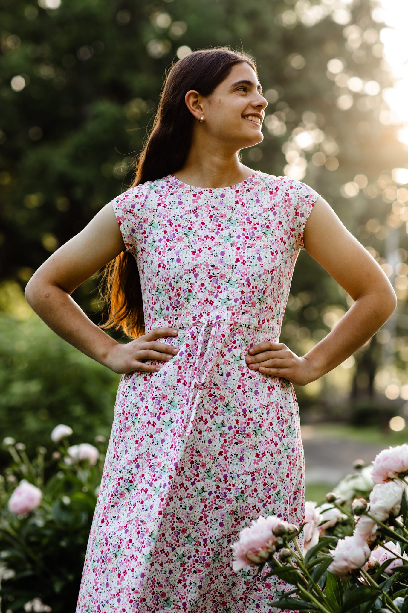 Painted Posies ~ Simplicity Dress