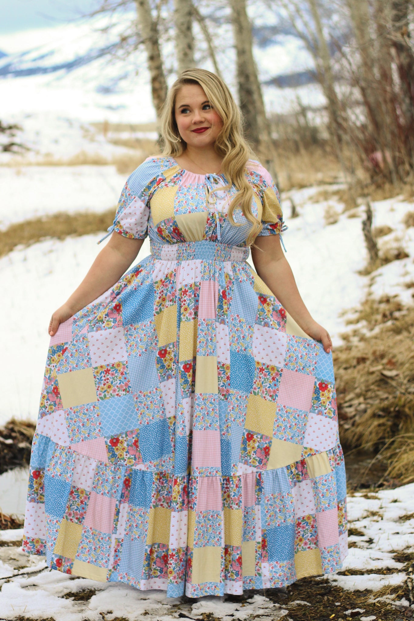 Cottage Calico ~ Folklore Maxi