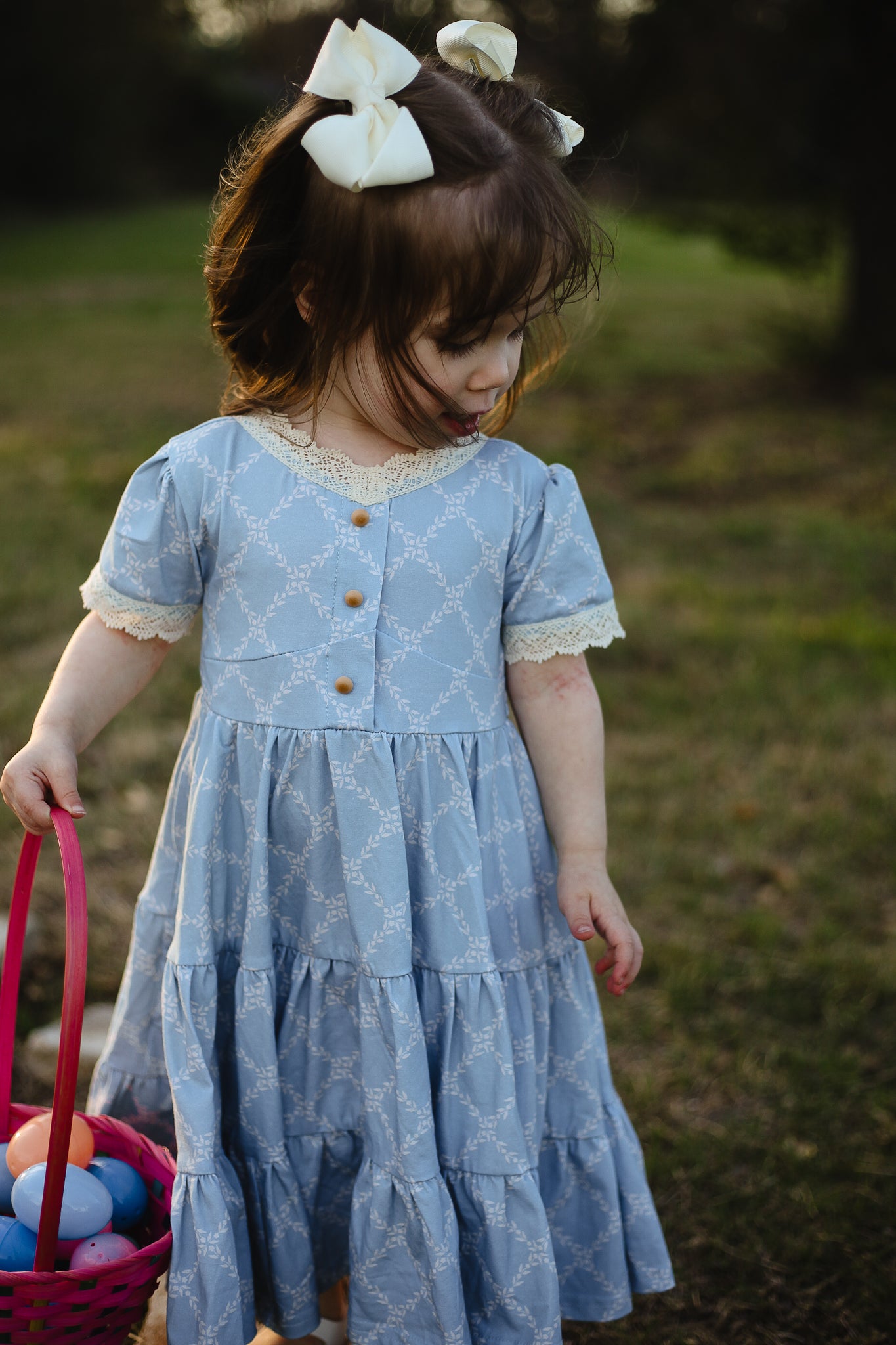 Tranquil Trellis ~ Mini Keepsake Dress
