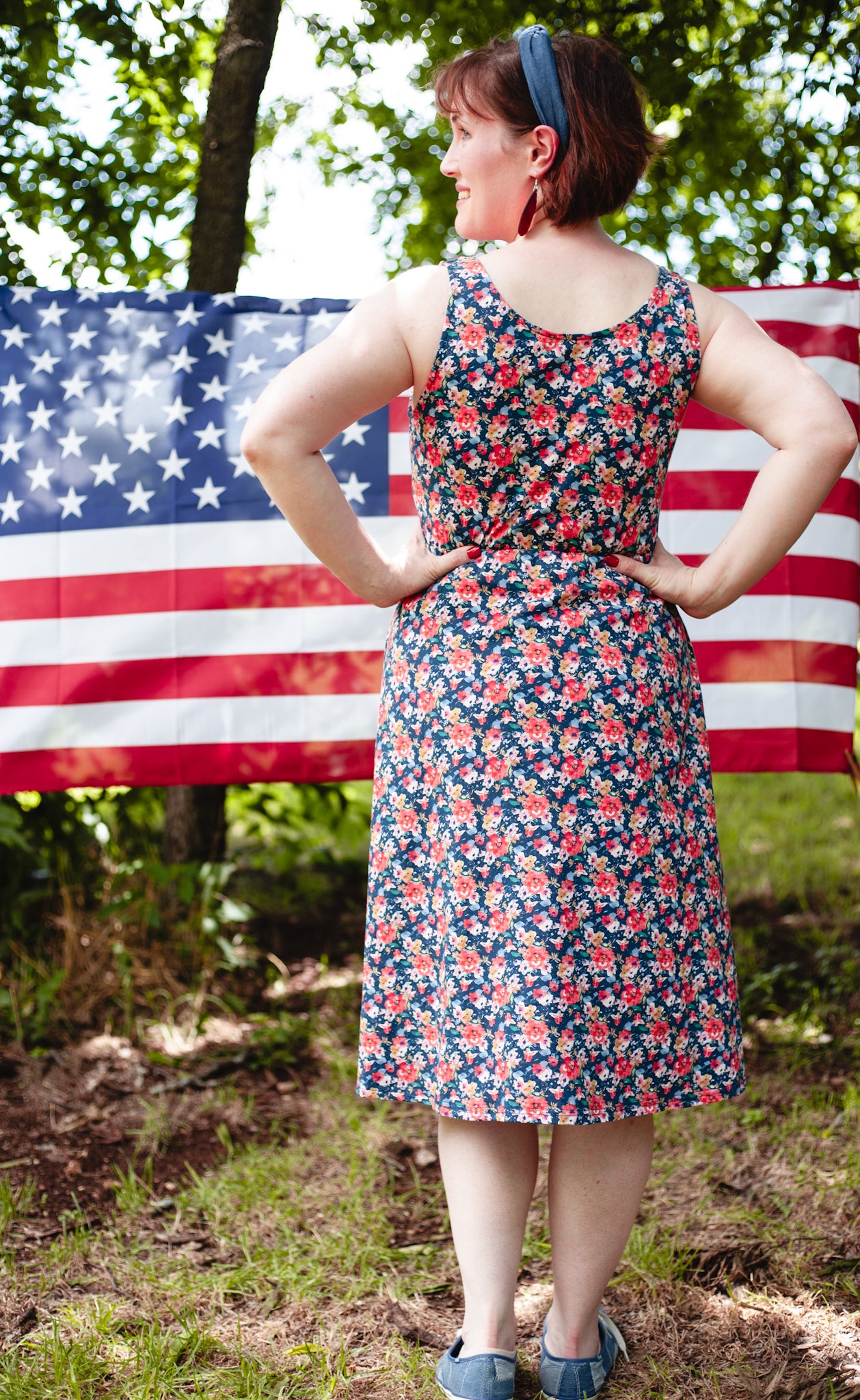Independence Blossom ~ Homesteader Dress