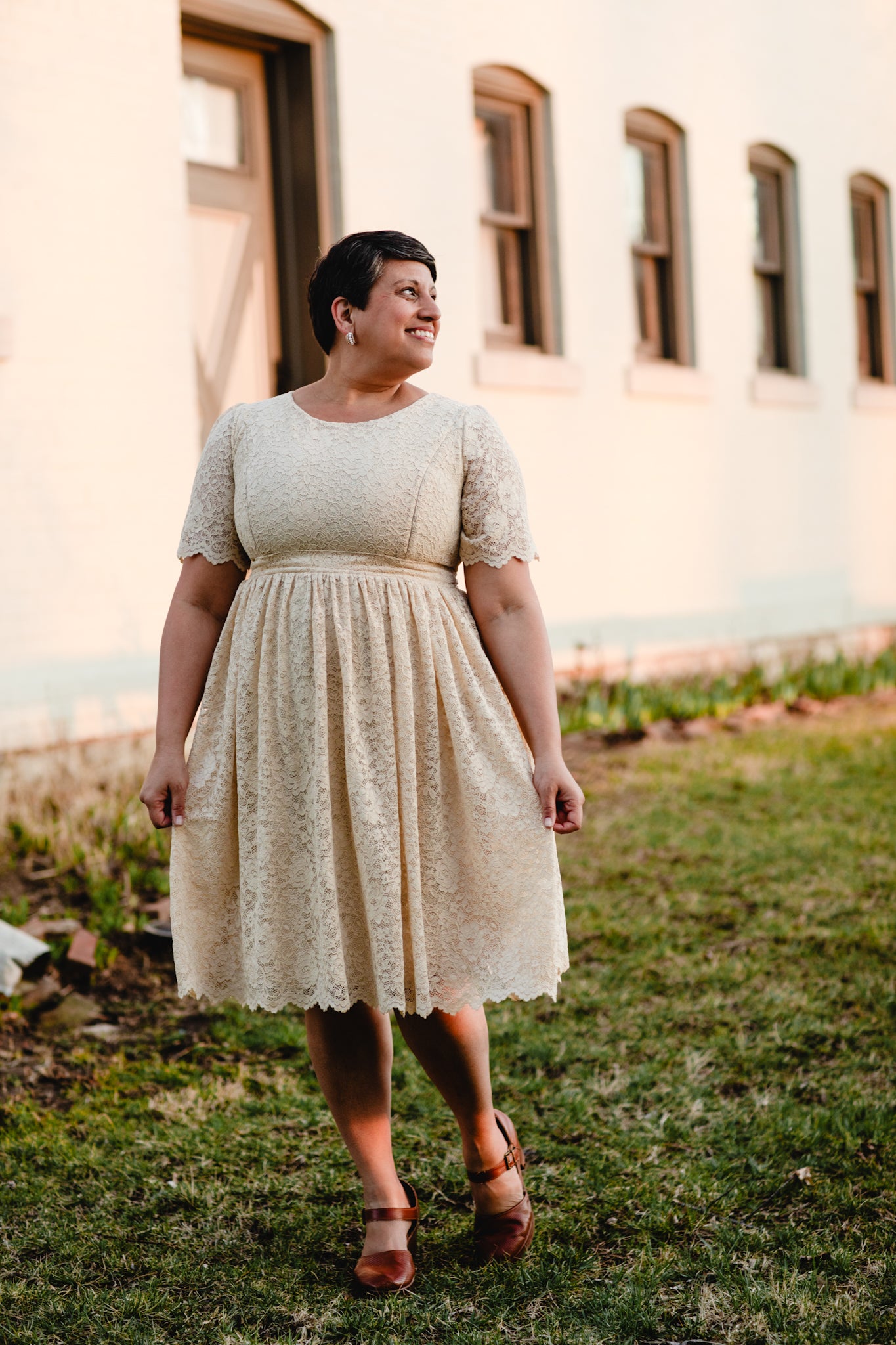Alabaster ~ Everine Dress