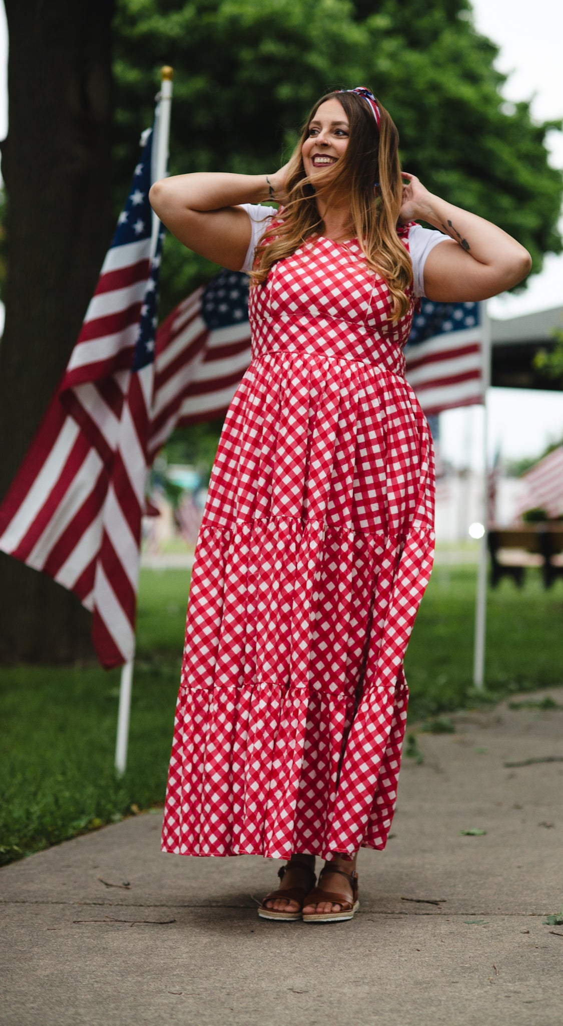 Grenadine Gingham ~ Lenora Dress
