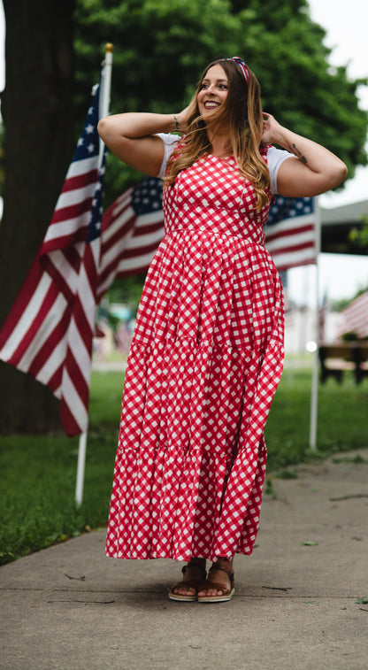Grenadine Gingham ~ Lenora Dress