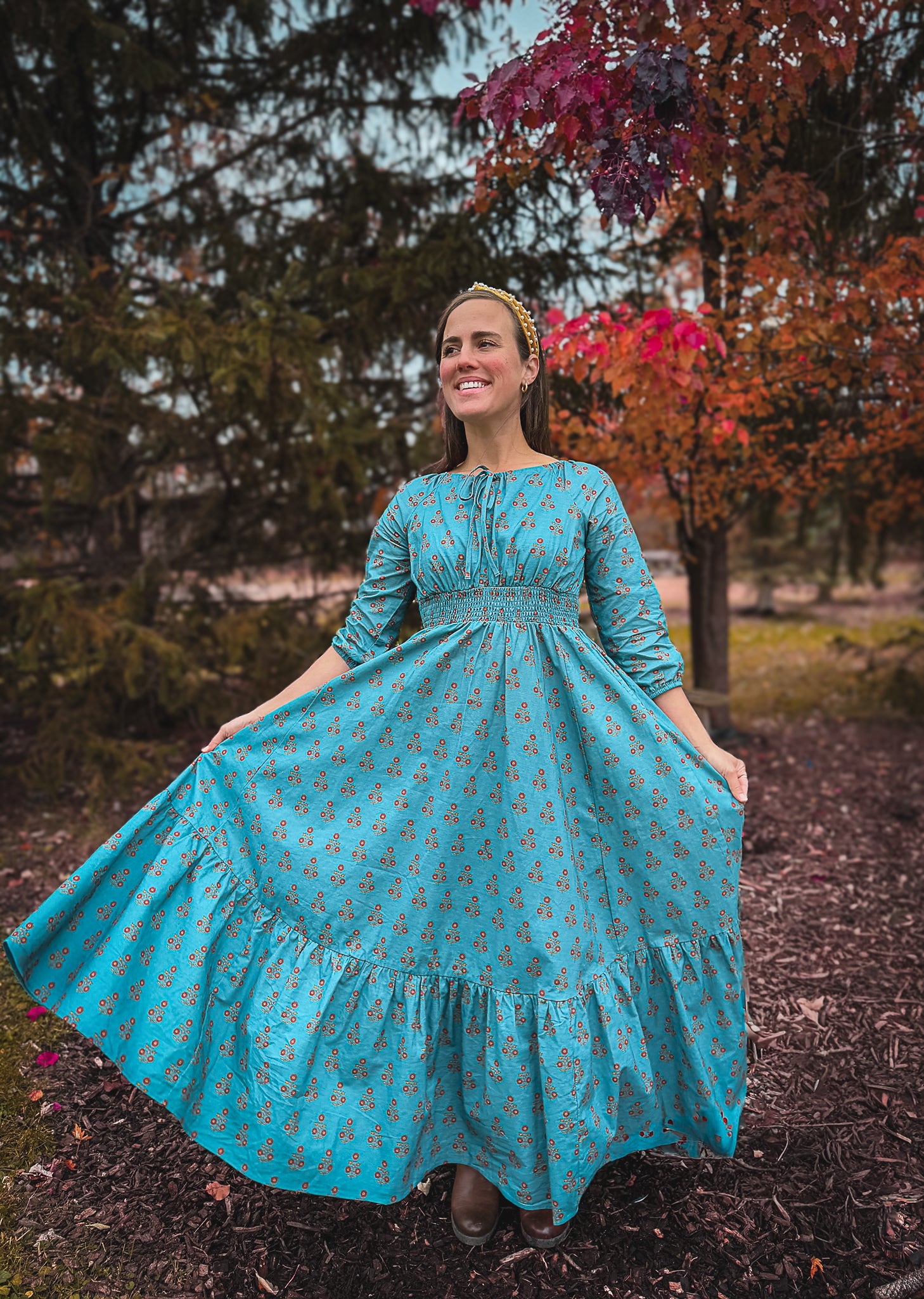 Patina Petalwork ~ Folklore Maxi Patina Petalwork ~ Folklore Maxi