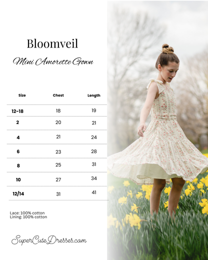Bloomveil ~ Mini Amorette Gown