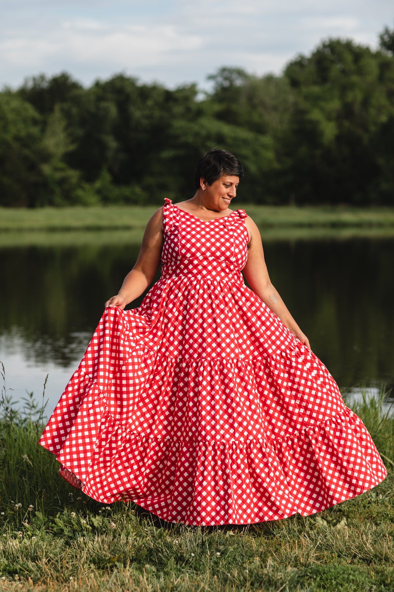 Grenadine Gingham ~ Lenora Dress