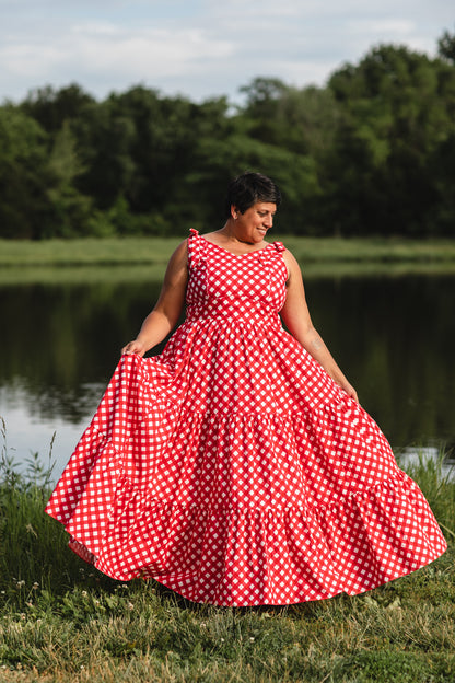 Grenadine Gingham ~ Lenora Dress