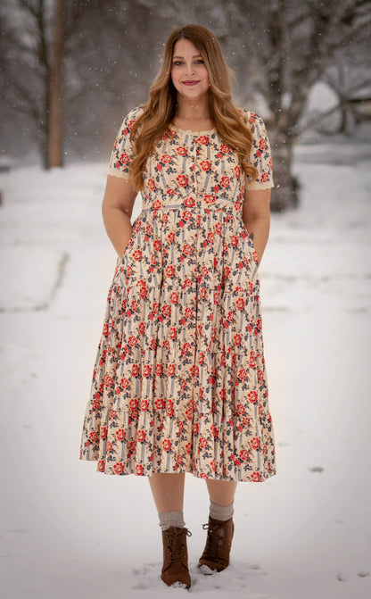 Camellia Carol ~ Hearthside Dress