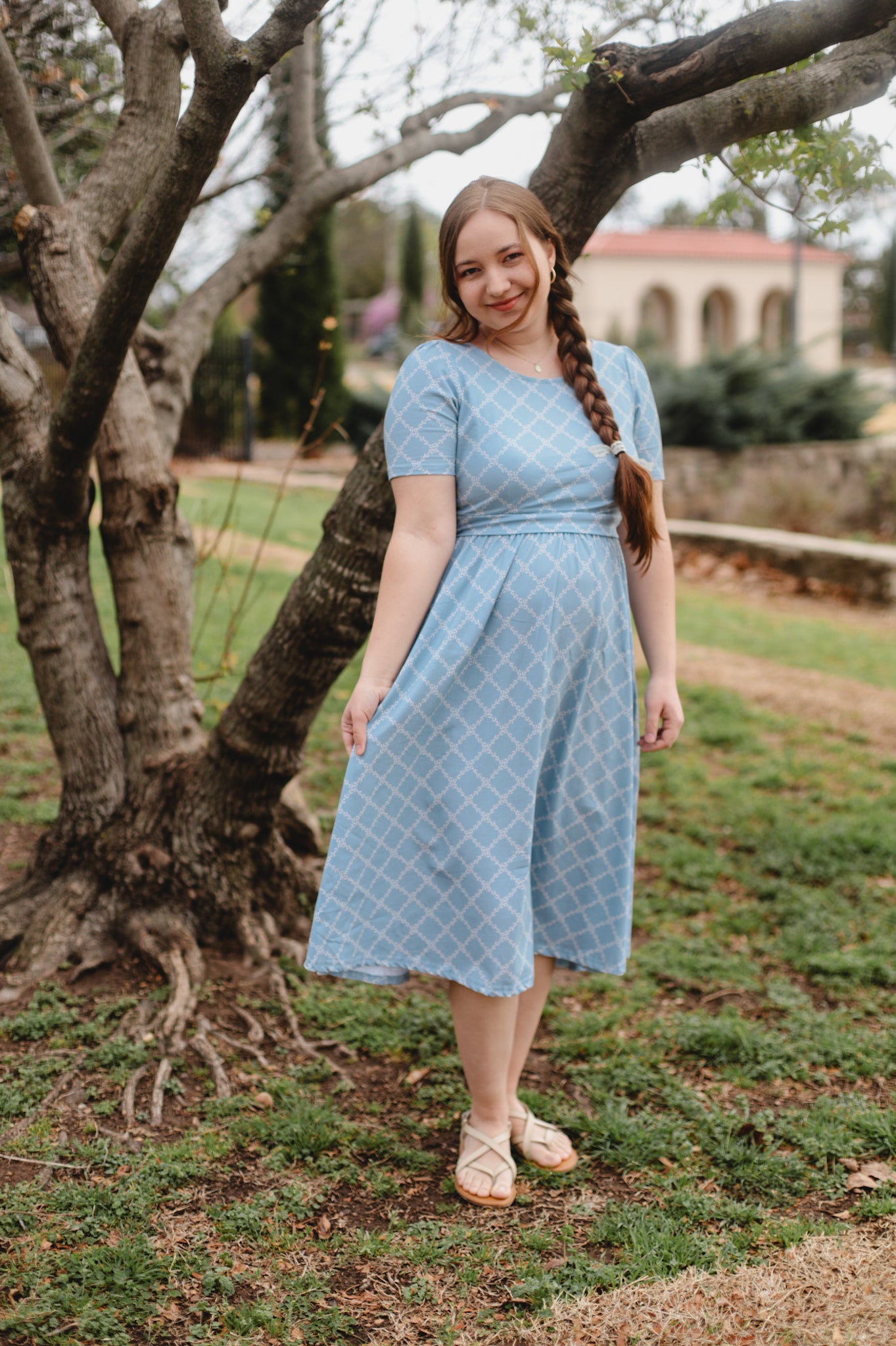 Tranquil Trellis ~ Etta Dress