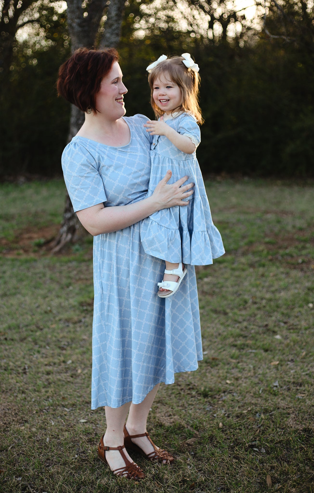 Tranquil Trellis ~ Mini Keepsake Dress