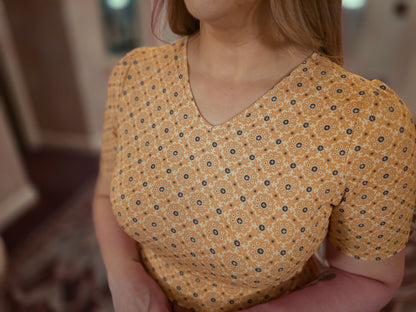 Citron Sunbeam ~ Canterbury Dress