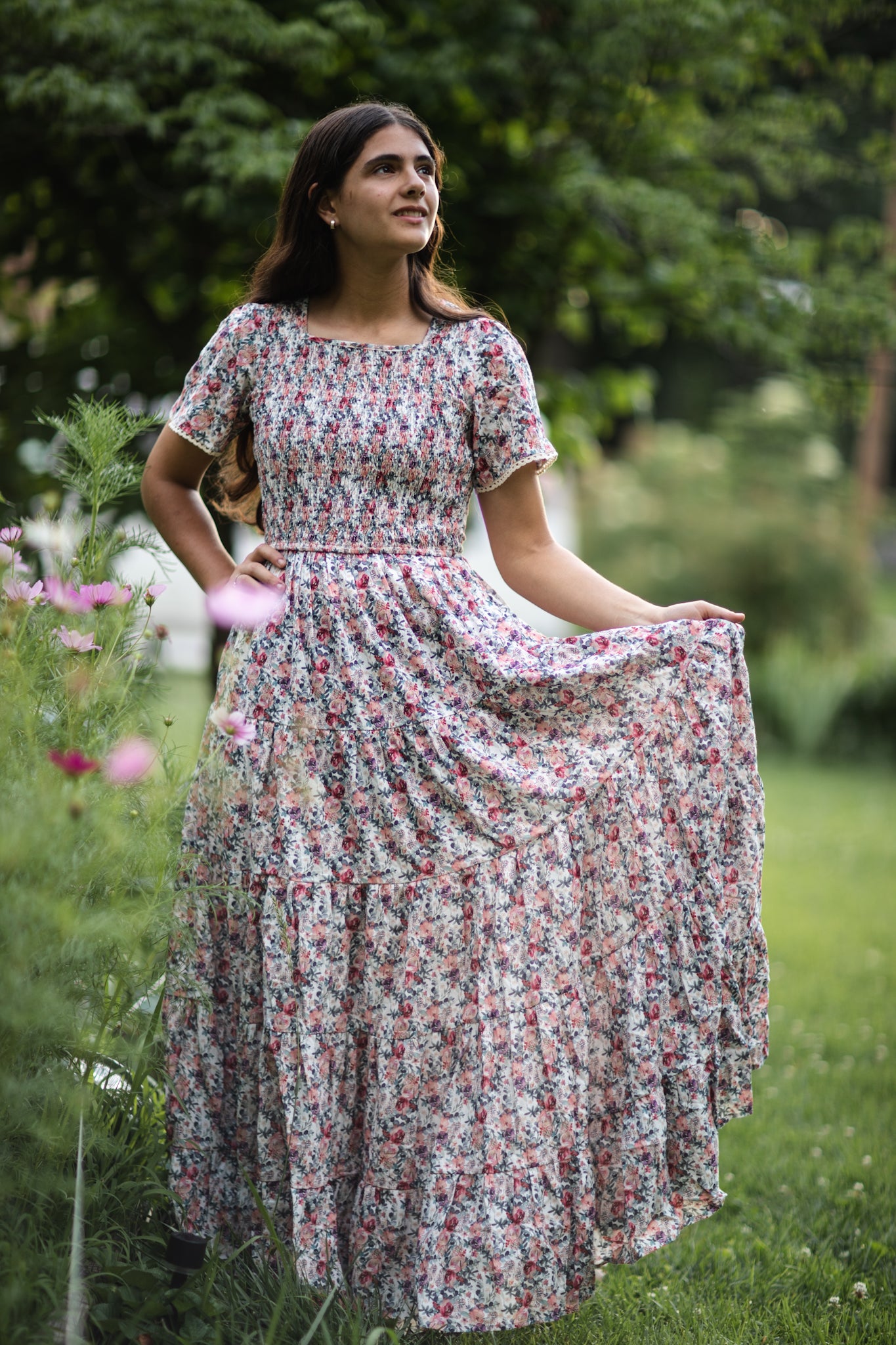 Watercolor Garden ~ Nightingale Dress