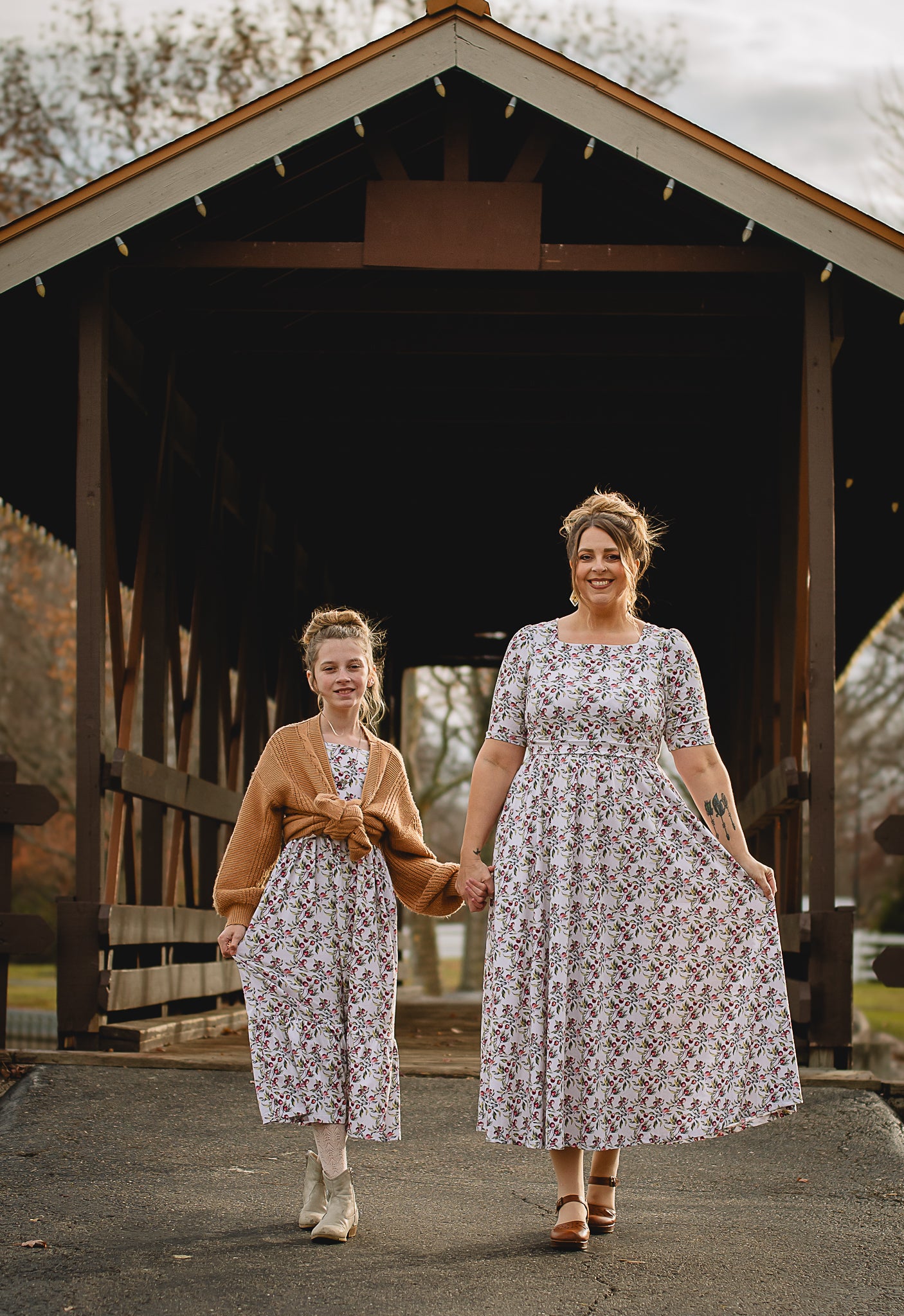 Antique Apples ~ Mini Windermere Dress