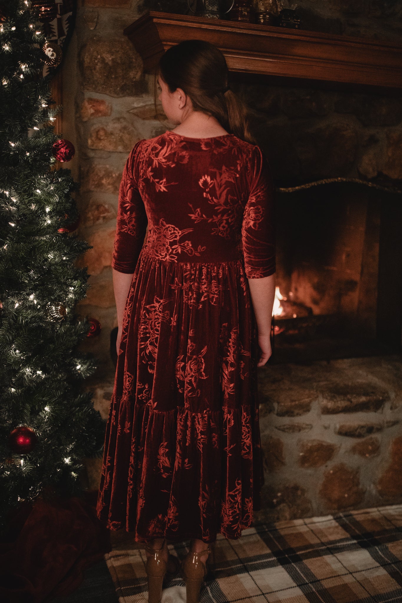 Cinnamon Rose ~ Novella Dress