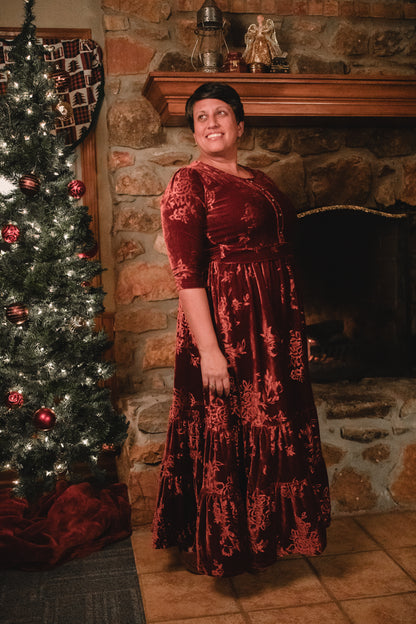 Cinnamon Rose ~ Hinterland Maxi