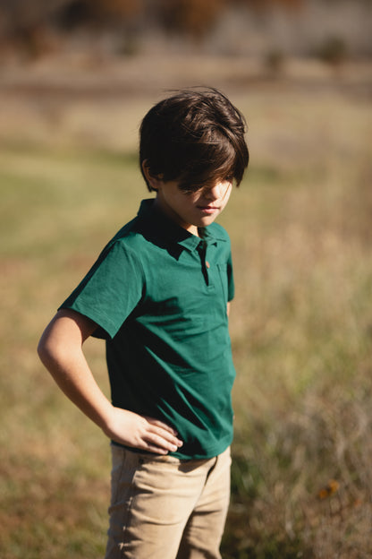 Emerald ~ Boy’s Perseverance Polo