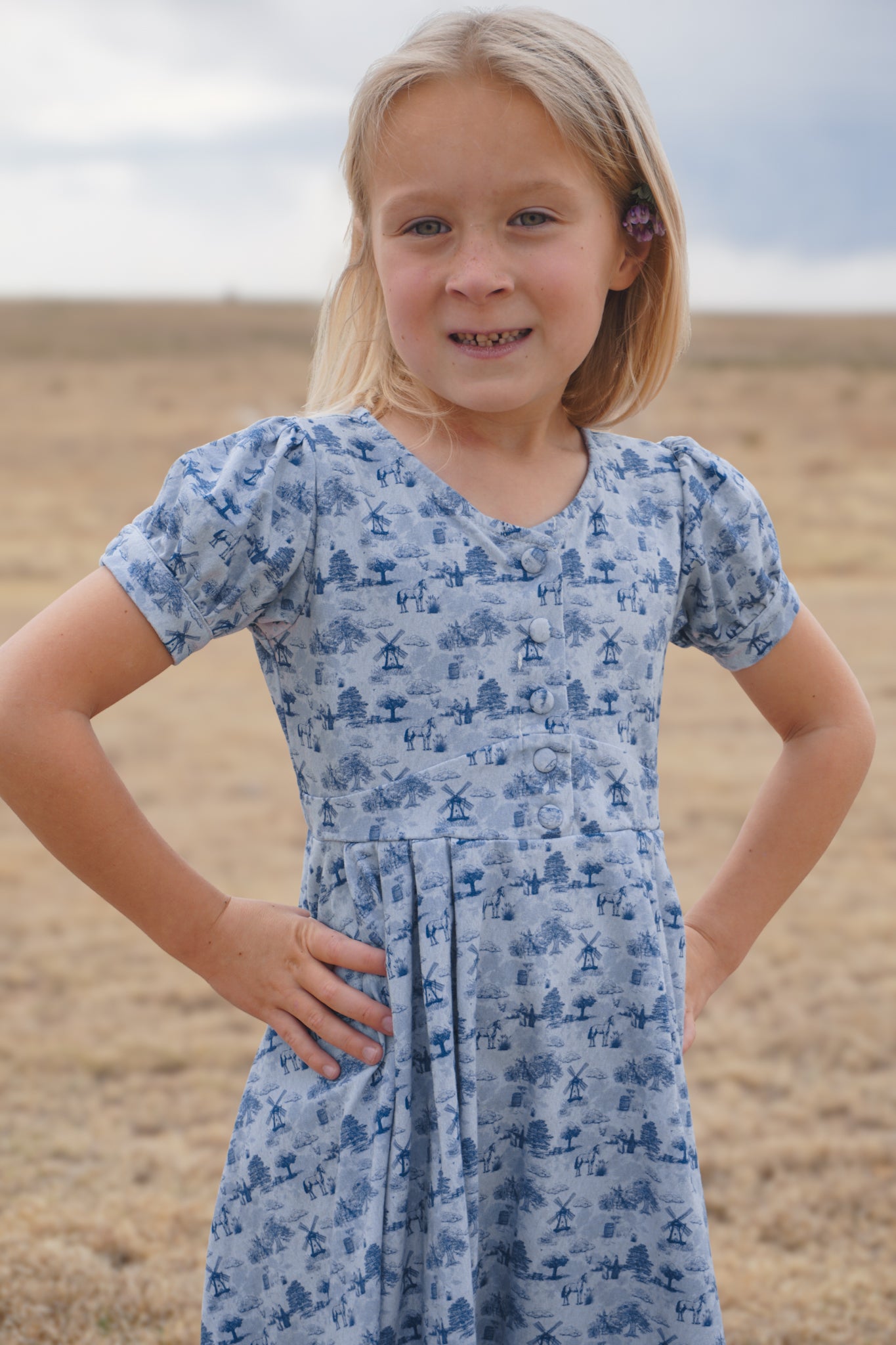 Bluebell Pastures ~ Mini Meadowcourt Dress
