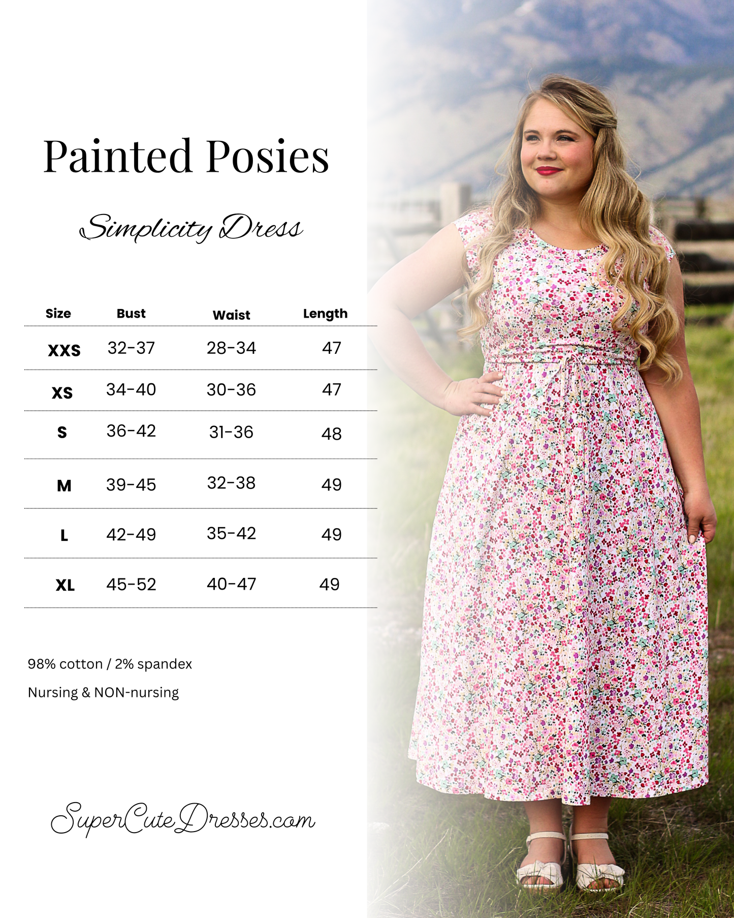 Painted Posies ~ Simplicity Dress