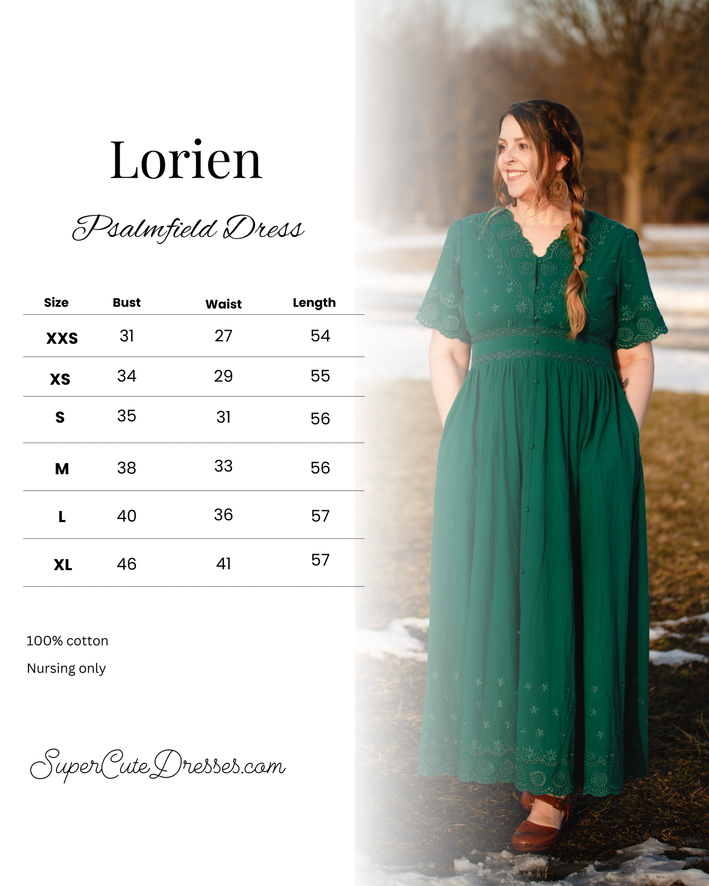 Lorien ~ Psalmfield Maxi