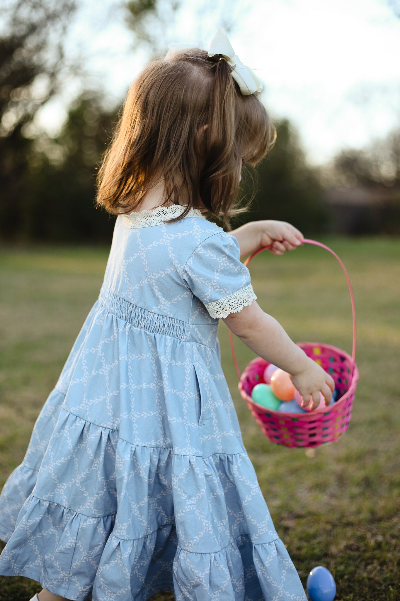 Tranquil Trellis ~ Mini Keepsake Dress