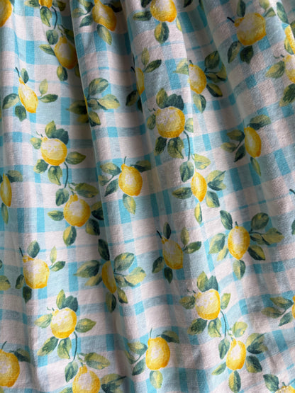 Little Lemon Gingham ~ Keepsake Midi