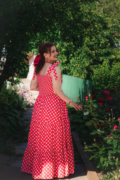 Grenadine Gingham ~ Lenora Dress