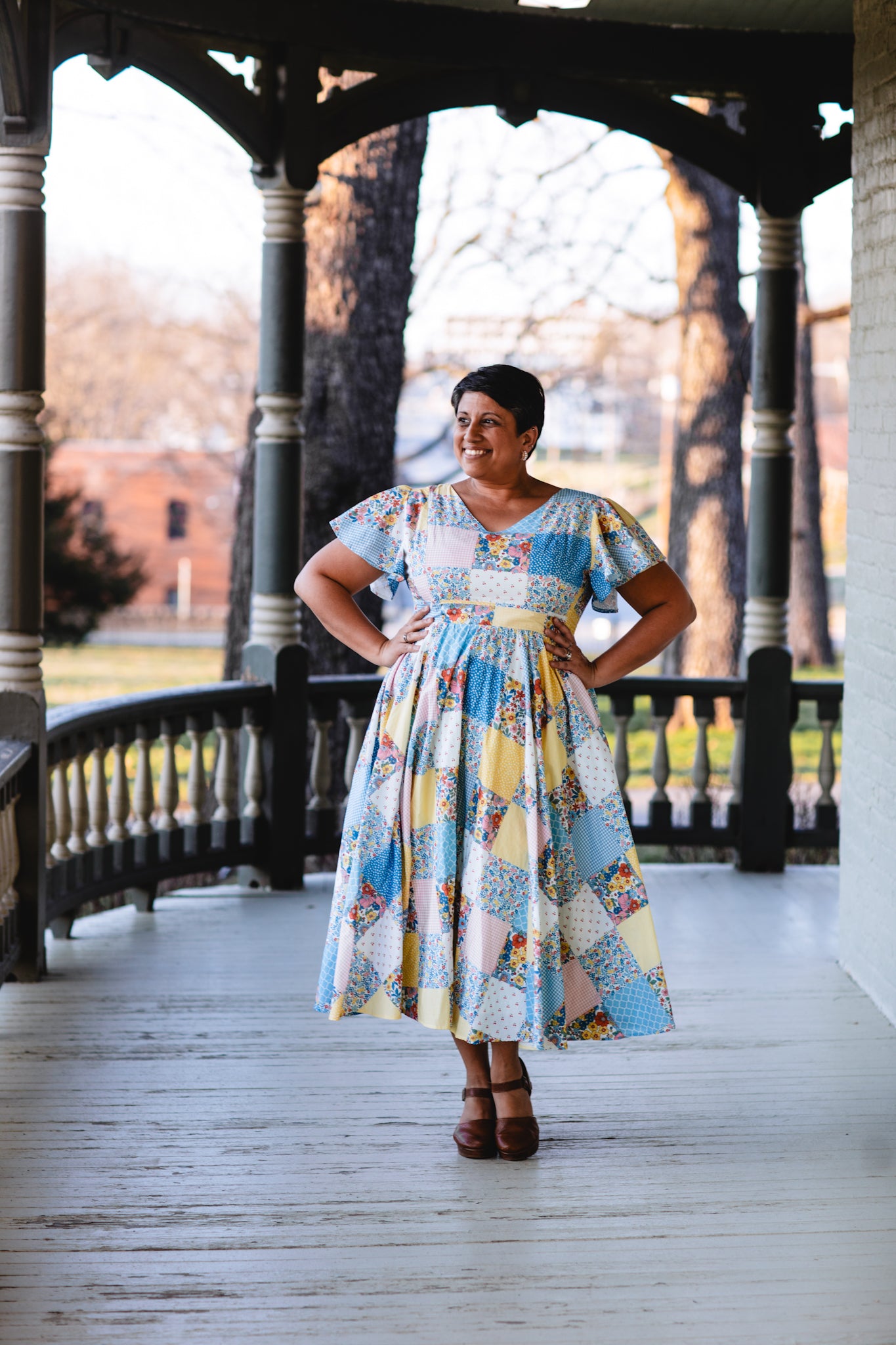 Cottage Calico ~ Lenora Midi