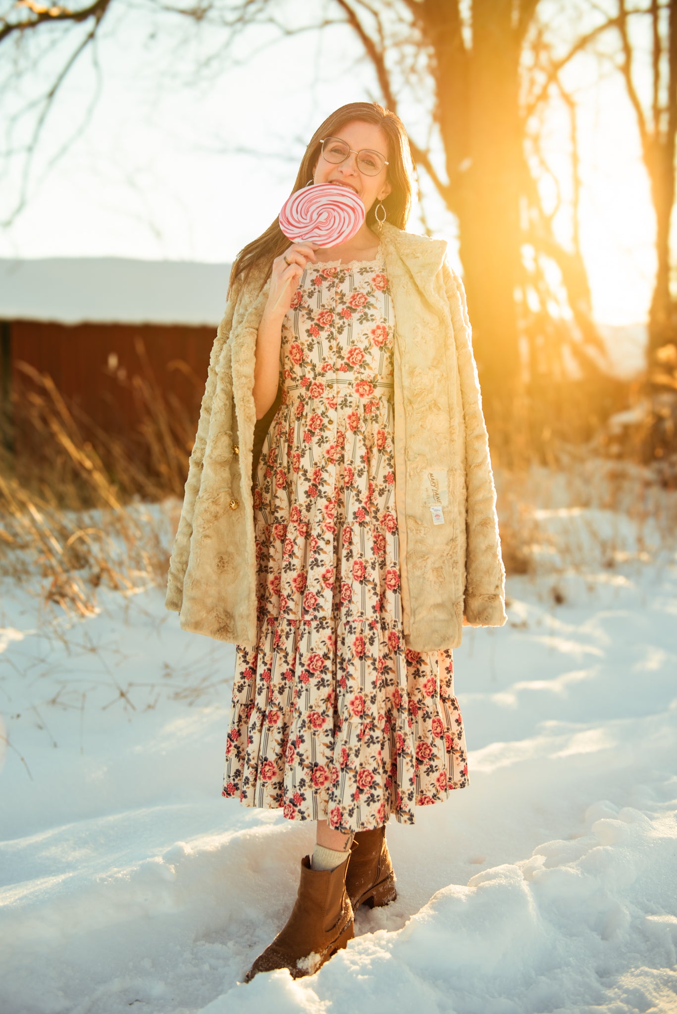 Camellia Carol ~ Hearthside Dress