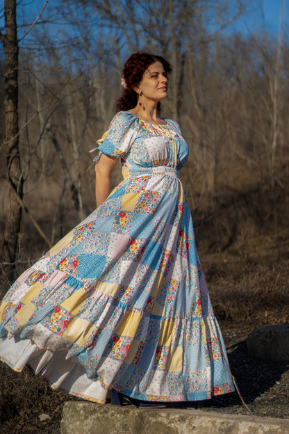 Cottage Calico ~ Folklore Maxi