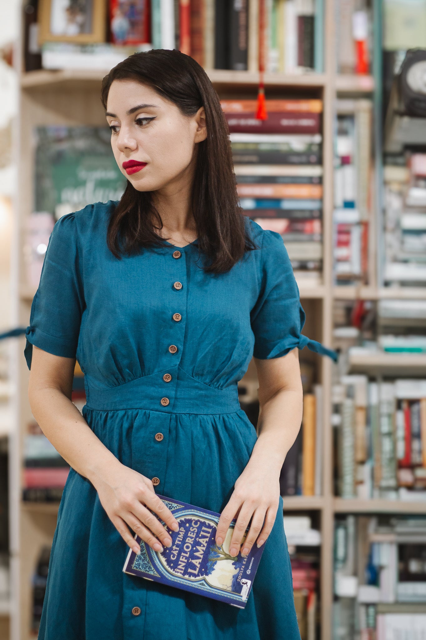 Timeless Teal ~ Hearthside Dress